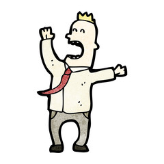 cartoon businessman