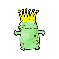 cartoon frog prince