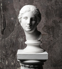 White marble head of young woman © Ruslan Gilmanshin