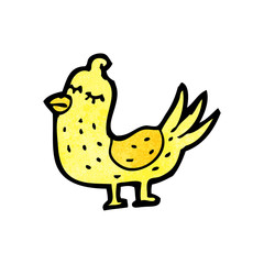 funny cartoon bird