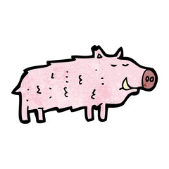cartoon pig