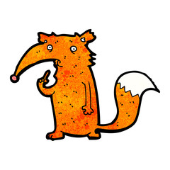 funny cartoon fox