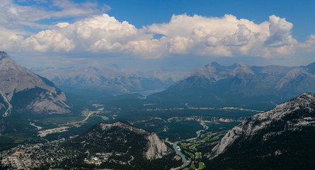 Mountains view in Jasper, Canada