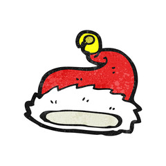 cartoon santa hat