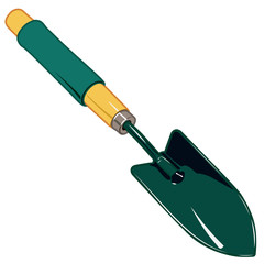 Shovel for working in the garden