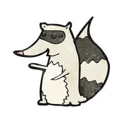 cartoon raccoon