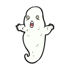 cartoon spooky ghost