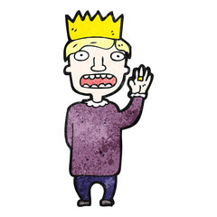 Obraz premium cartoon prince