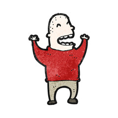 cartoon laughing man