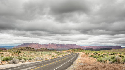Clouds, Paiute Reservation, Old Highway 91, NV