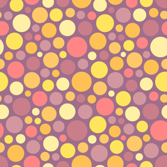 Seamless festive background from circles.  Vector Illustration.