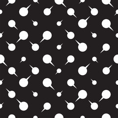 Seamless pattern background with dots arrows. Vector
