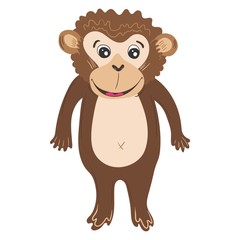 Vector Monkey Illustration