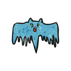 spooky halloween bat cartoon