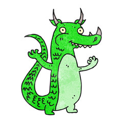 Obraz na płótnie Canvas cartoon dragon