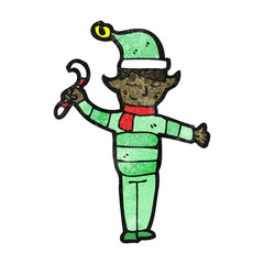 cartoon christmas elf