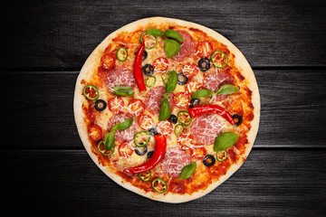 Delicious home made pizza