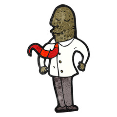 cartoon proud office man