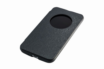 mobile phone on paper background