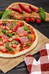 Delicious home made pizza