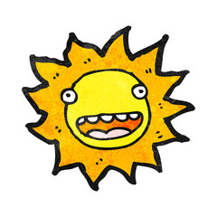 cartoon sun