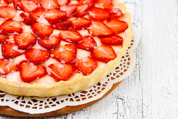 Homemade Strawberry cake