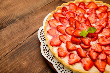 Homemade Strawberry cake