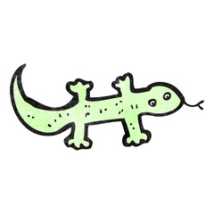 cartoon lizard