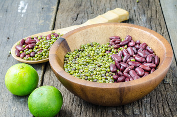 Red and green bean