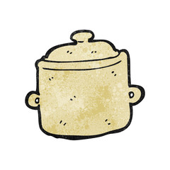 cartoon cooking pot