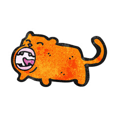 cartoon ginger cat
