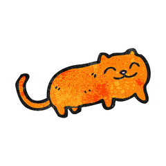 cartoon ginger cat