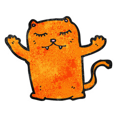 cartoon ginger cat