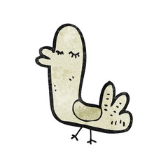 funny cartoon bird