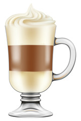 Macchiato / Cappuccino coffee.