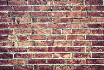 Fototapeta premium Zbliżenie na stary mur z cegieł