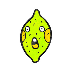 cartoon lime