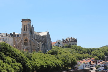 Fototapeta na wymiar Eglise Sainte Eugénie : Biarritz