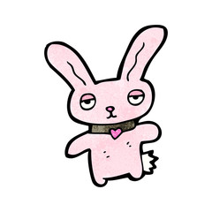 cartoon pink bunny rabbit