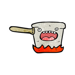 cartoon kitchen saucepan