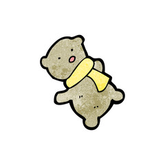 cartoon little teddy bear