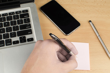 Mobile with laptop