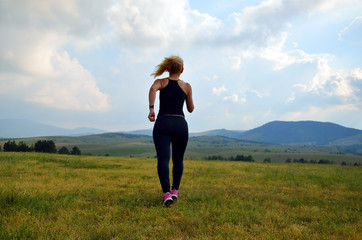 Fototapeta premium Jogging lady