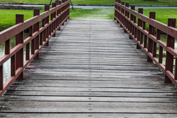 bridge in garden