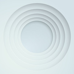 White Circles Paper Background