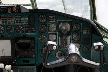 Old aircraft panel 
