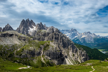 Fototapeta na wymiar Tre Cime di Lavaredo. Dolomites alps. Italy