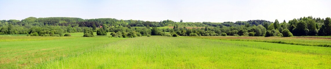 Landscape near Kurkliai town in the Anyksciai district