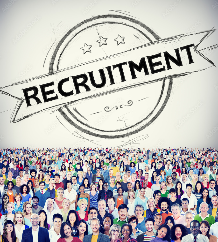 Poster recruitment hiring skills job occupation concept - Posters