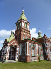Fototapeta na wymiar orthodoxe Kirche am Peipusee